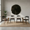 Shona Dining Table – White & Gold