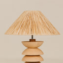 Sikona Lamp with Raffia Shade – Blonde