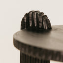 Sitari Carved Side Table – Black