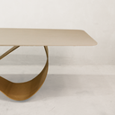 Sokoto Dining Table – Grey & Gold