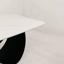 Sokoto Dining Table – White & Black