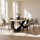 Sokoto Dining Table – Grey & Black