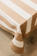 Durban Stripe Tablecloth – Natural