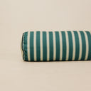 Teal Stripe Bolster 22 x 120cm