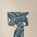 Tidal Pool Barrel Floor Lamp