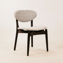 Lyra Grey Dining Chair – Black