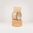 Webbing Rattan Shade – Cream Binding